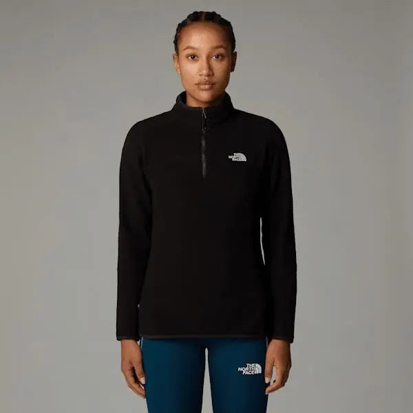 The North Face Women's 100 Glacier 1/4 Zip Fleece Tnf Black-npf