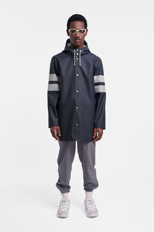 Stutterheim Stockholm Bike Raincoat Navy