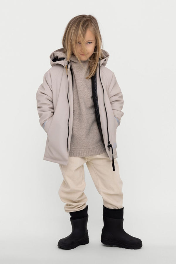 Stutterheim Mini Winter Kids Raincoat Light Sand