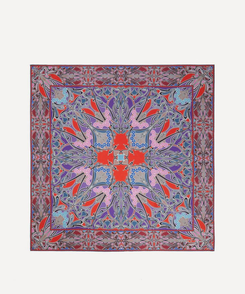 Liberty Ianthe 90 x 90 Silk Foulard Scarf