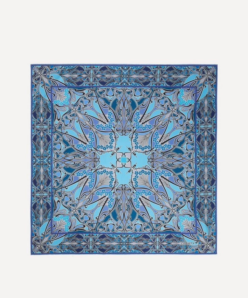 Liberty Ianthe 90 x 90 Silk Foulard Scarf