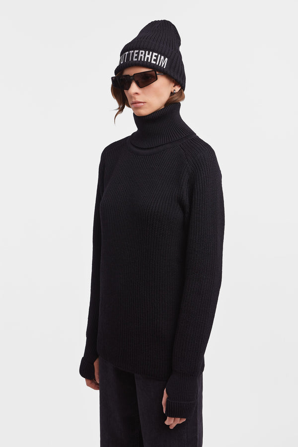 Stutterheim Original Roller Sweater Black