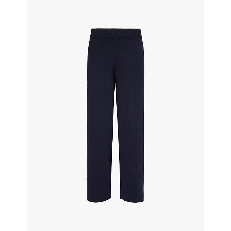 Womens 4Th & Reckless Cameron wide-leg mid-rise knitted trousers