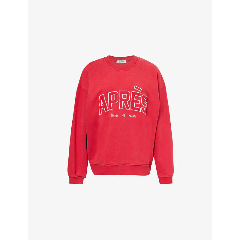 4Th & Reckless Freya round-neck cotton-jersey sweatshirt