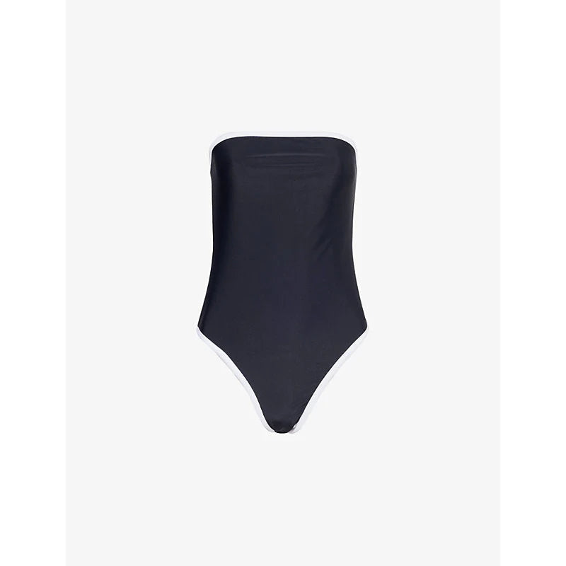 4Th & Reckless Gili bandeau high-leg swimsuit