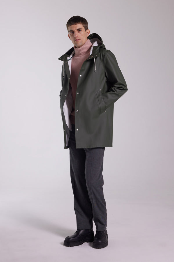 Stutterheim Stockholm Raincoat Green