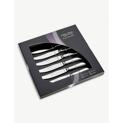 Arthur Price Georgian stainless steel steak knives set of 6