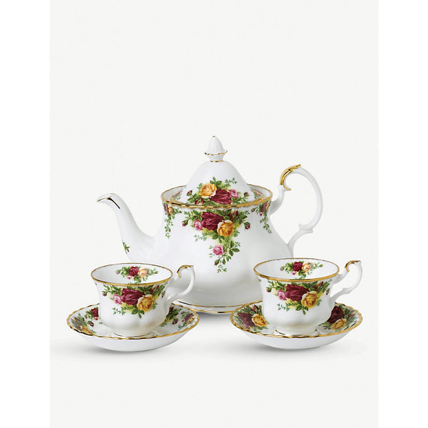 Royal Albert Old Country Roses 5-piece tea for two set