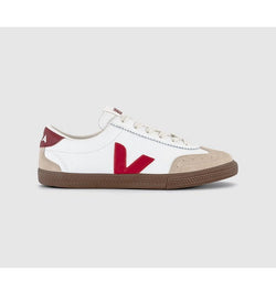 Veja Womens Volley Trainers White Pekin Bark F