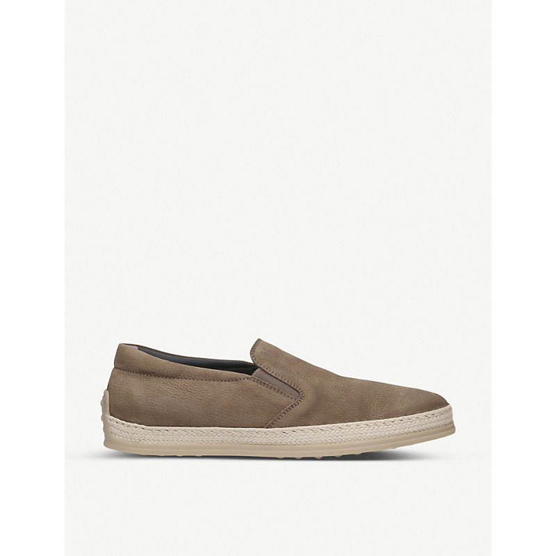 Tods Raffia suede skate shoes | Tods