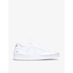  Golden Goose Men's Stardan logo-print leather low-top trainers