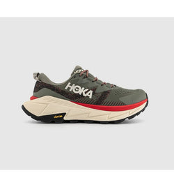 HOKA Mens Skyline Float X Slate Oat Red