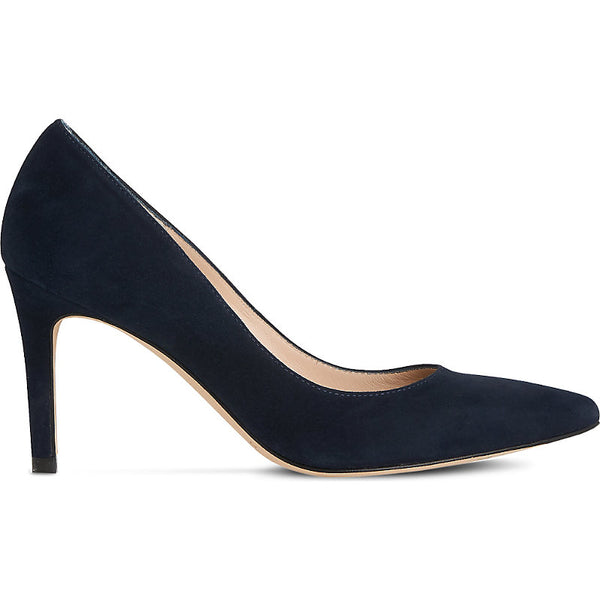  Lk Bennett Floret suede court shoe