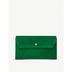  Lk Bennett Dora suede clutch bag