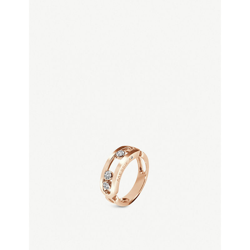 Messika Classic Move 18ct rose-gold and diamond ring