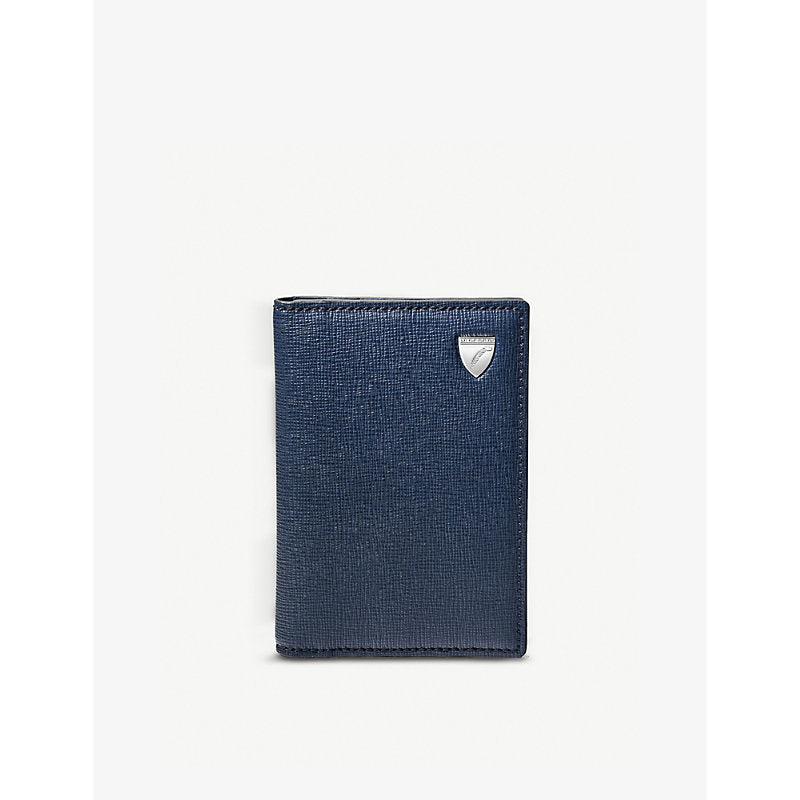 Aspinal Of London Double Fold leather card holder | Aspinal Of London