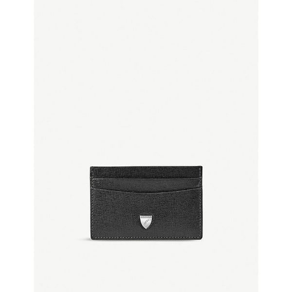 Aspinal Of London Logo-embellished leather card holder | Aspinal Of London