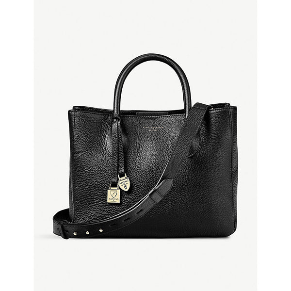  Aspinal Of London London small leather tote bag