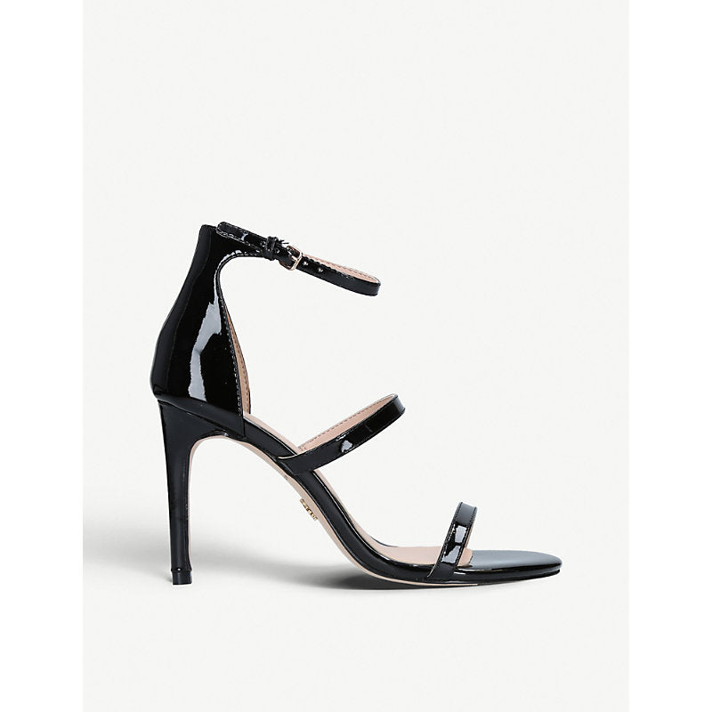  Kurt Geiger London Park Lane patent leather stiletto sandals