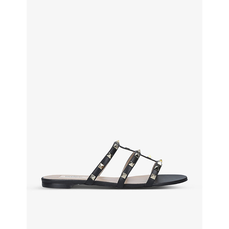 Valentino Garavani Rockstud leather sliders