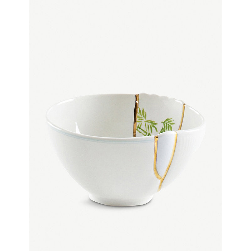 Seletti Kintsugi N3 porcelain and 24ct gold bowl 15.2cm