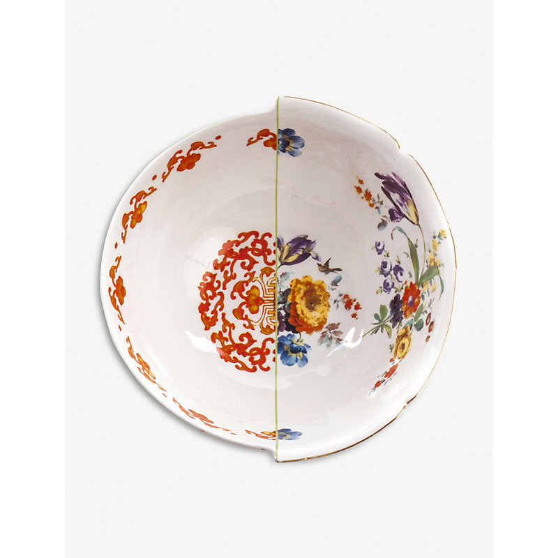 Seletti Hybrid Ersilia bone china porcelain salad bowl 27cm