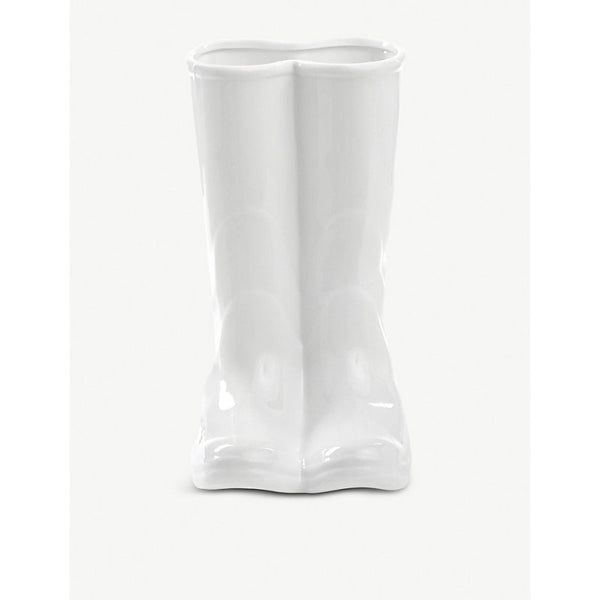 Seletti Porcelain rain boots umbrella stand 36cm