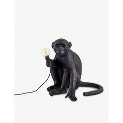 Seletti Sitting monkey resin outdoor lamp 42cm