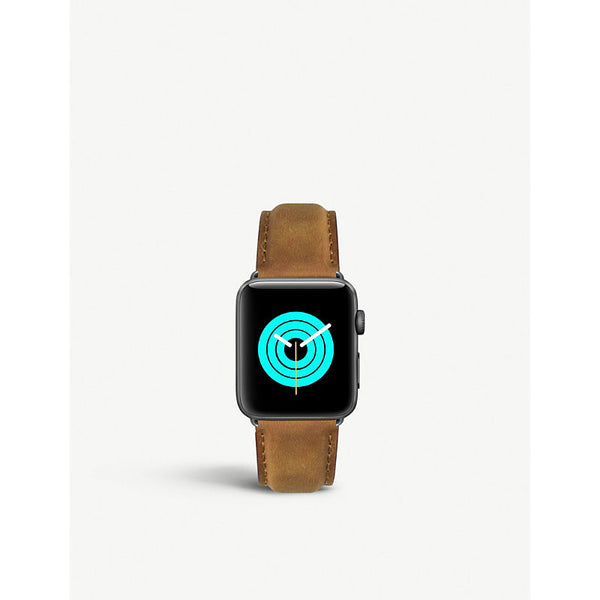 Mintapple Apple Watch matte coated stainless steel and suede strap 42mm/44mm