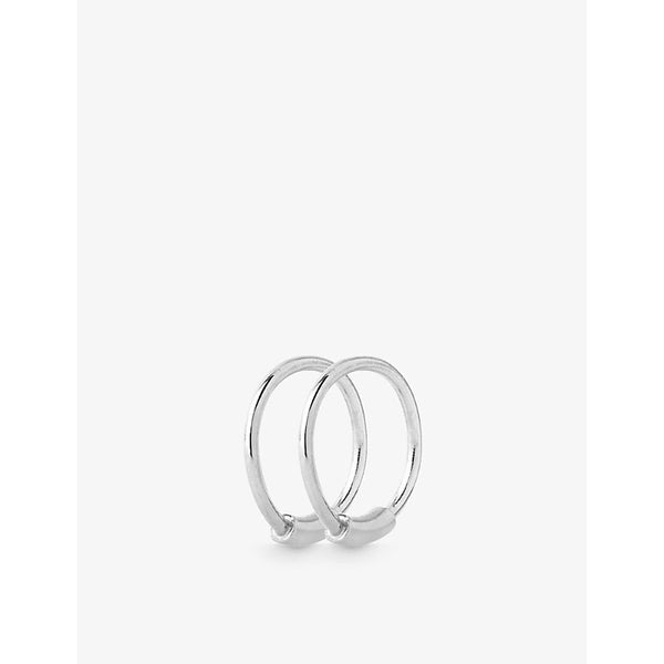  Maria Black Basic 8 sterling-silver hoop earrings