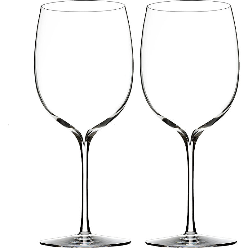 Waterford Elegance Bordeaux wine glasses set of two