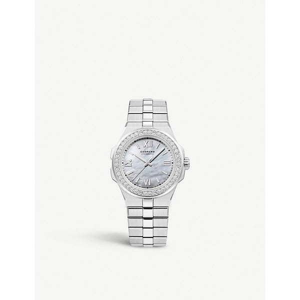 Chopard Alpine Eagle diamond and steel small watch