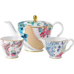 Wedgwood Butterfly Bloom 3-piece tea set