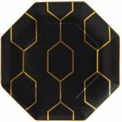 Wedgwood Gio Gold octagonal plate 23cm