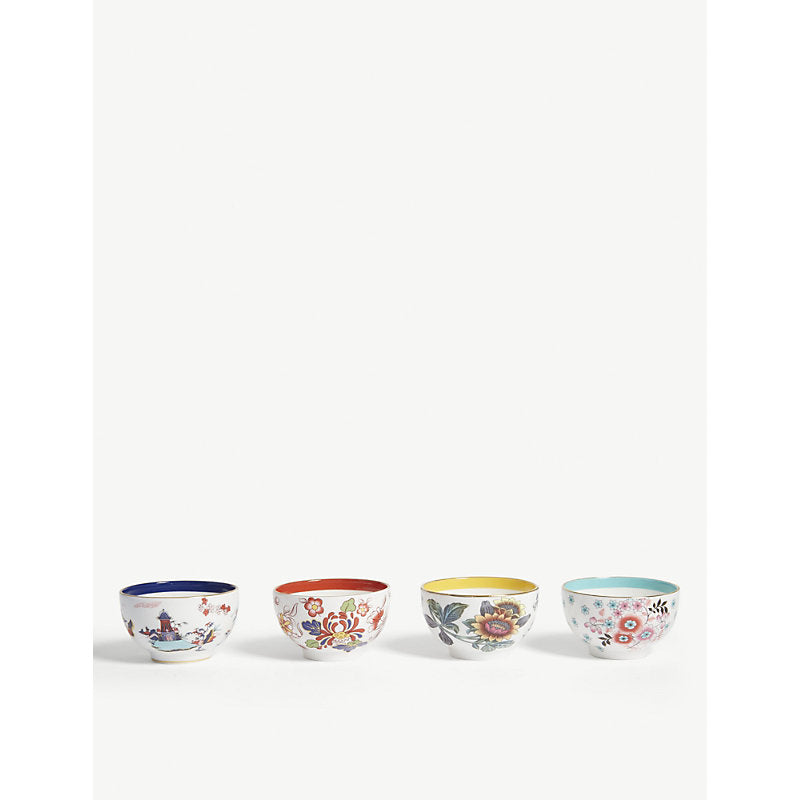 Wedgwood Wonderlust tea bowls set of four