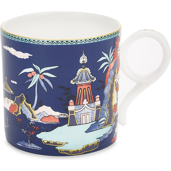 Wedgwood Wonderlust Blue Pagoda China mug