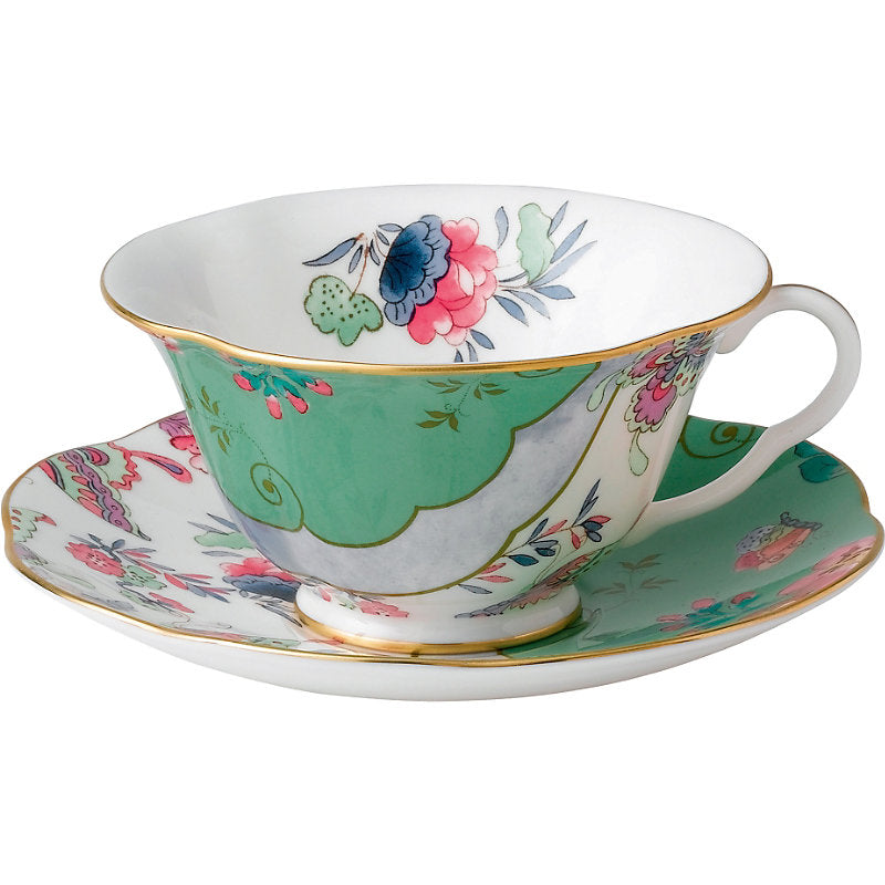 Wedgwood Butterfly Bloom teacup and saucer