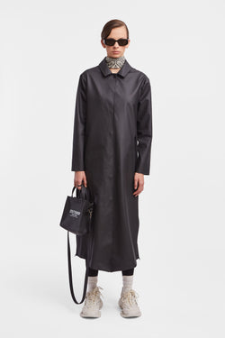 Stutterheim Hornstull Long Raincoat Black