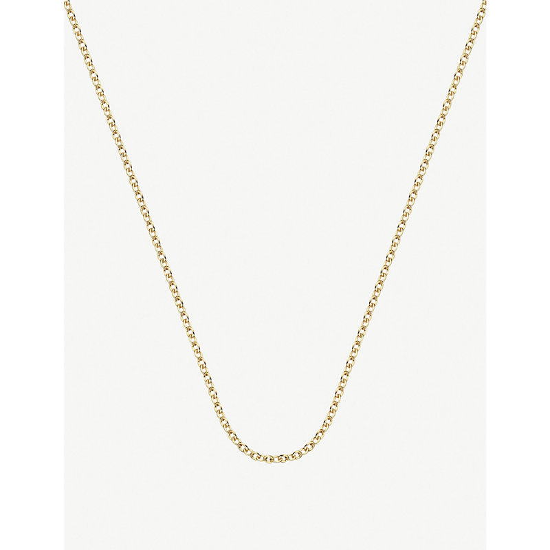 Monica Vinader 18ct yellow gold-plated vermeil sterling silver rolo neck chain