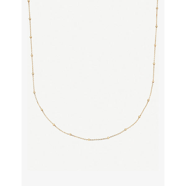 Monica Vinader 18ct yellow gold-plated vermeil silver chain necklace