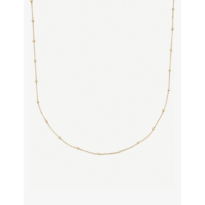 Monica Vinader 18ct yellow gold-plated vermeil silver chain necklace