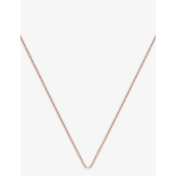 Monica Vinader Rolo adjustable rose gold-plated vermeil silver chain