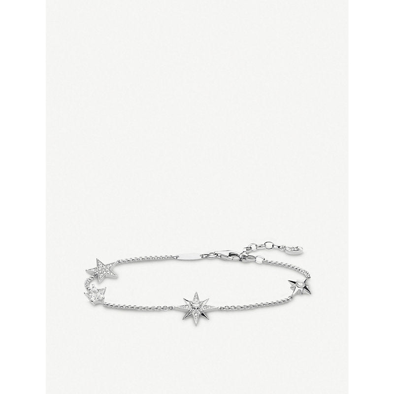 Womens Thomas Sabo Magic Stars zirconia sterling silver bracelet