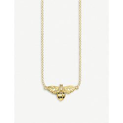  Thomas Sabo Bee 18ct yellow-gold silver and zirconia necklace