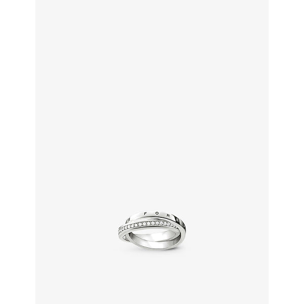  Thomas Sabo Glam & Soul Together Forever sterling-silver and zirconia ring