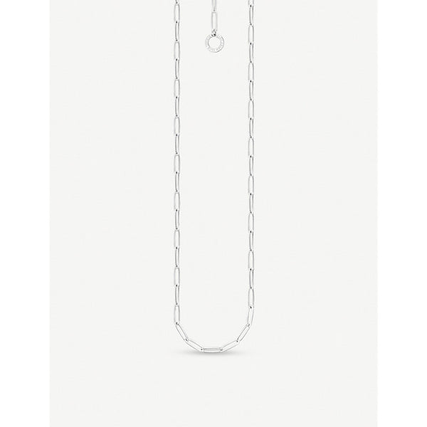  Thomas Sabo Paper Clip chain sterling silver charm necklace