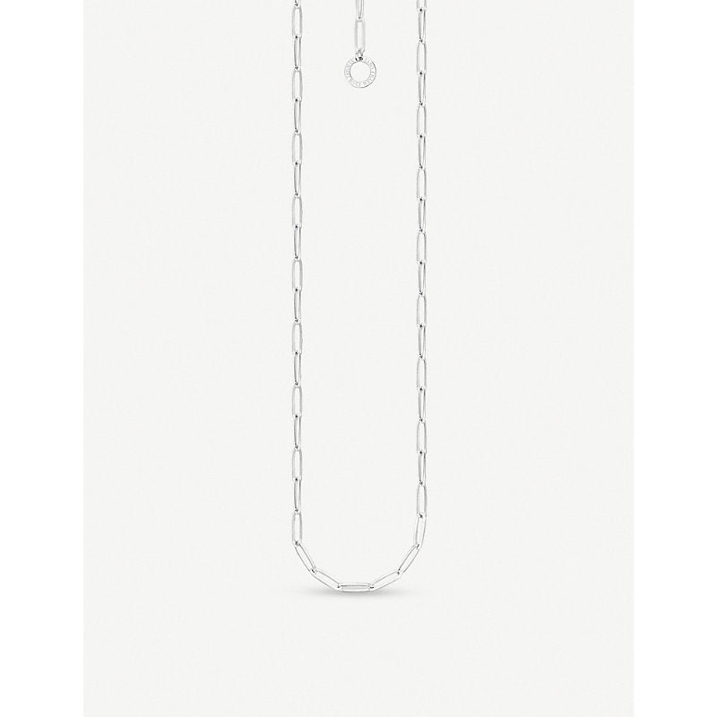  Thomas Sabo Paper Clip chain sterling silver charm necklace