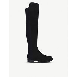 Stuart Weitzman 5050 suede heeled over-the-knee boots