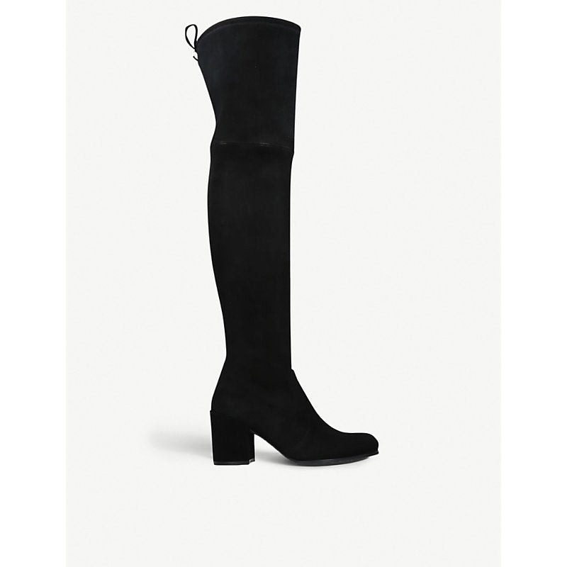 Stuart Weitzman Tieland velvet over-the-knee boots | Stuart Weitzman