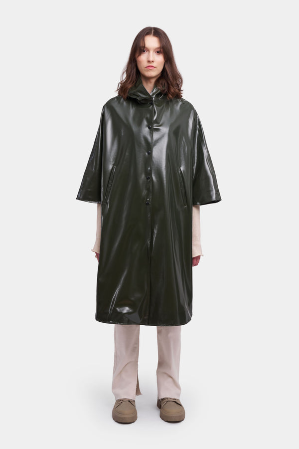 Stutterheim Concert Opal Poncho Green